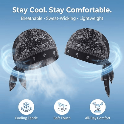 BUY 1 FREE 1 🏝️Paisley Cooling Headscarf Cap