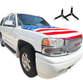 American Flag Car Hood Cover - America 250th Anniversary PatrioticVehicle Decoration for Independence Day & Memorial Day