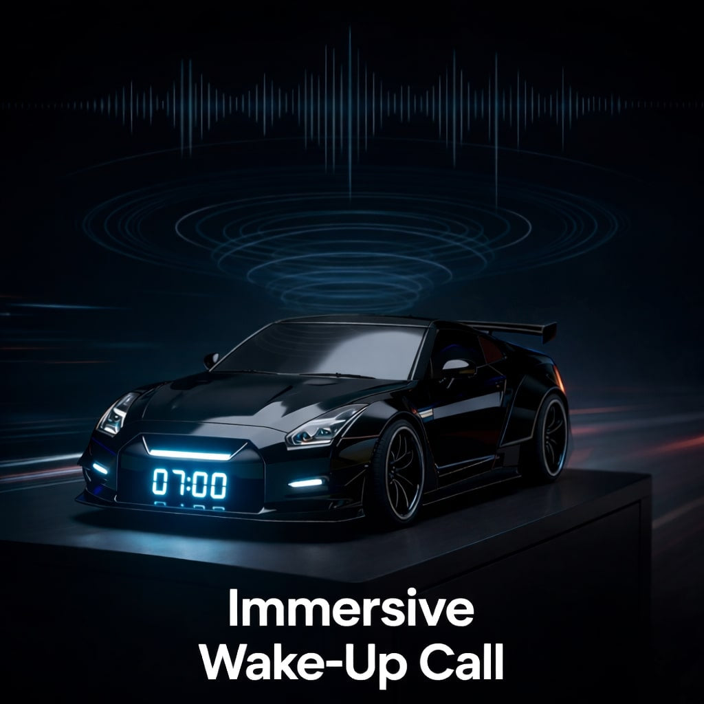 🏎️Hypercar Alarm Clock⏰Realistic Engine & Light Effects🔥
