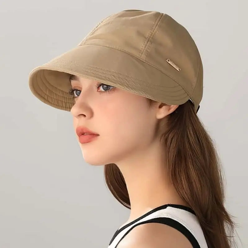 Women's Wide Brim Sun Visor Hat