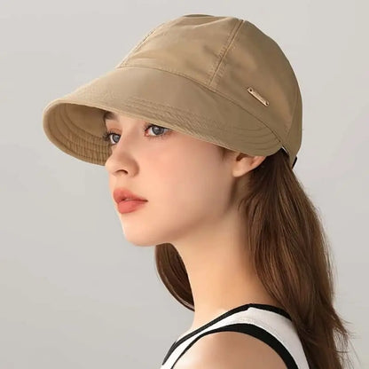 Women's Wide Brim Sun Visor Hat