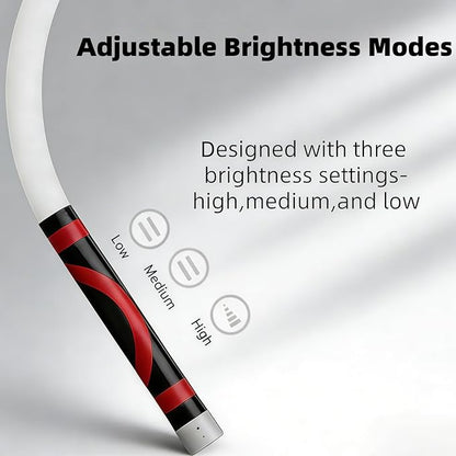 Bendable LED Flashlight Stick – 28" Flexible Rechargeable Work Light for Mechanics & Car Repair 🔦🚗