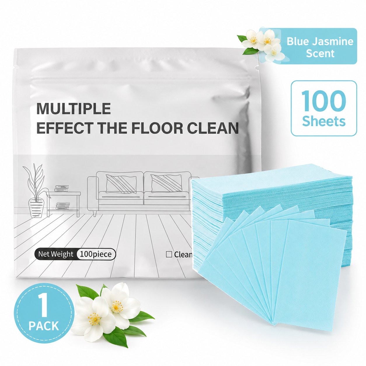Heavy-Duty Multi-Surface Dissolvable Cleaning Sheets