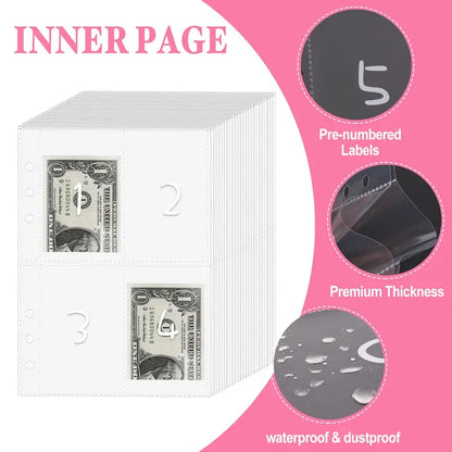 100 Envelopes Money Saving Challenge Binder – Save $5,050 in 100 Days!