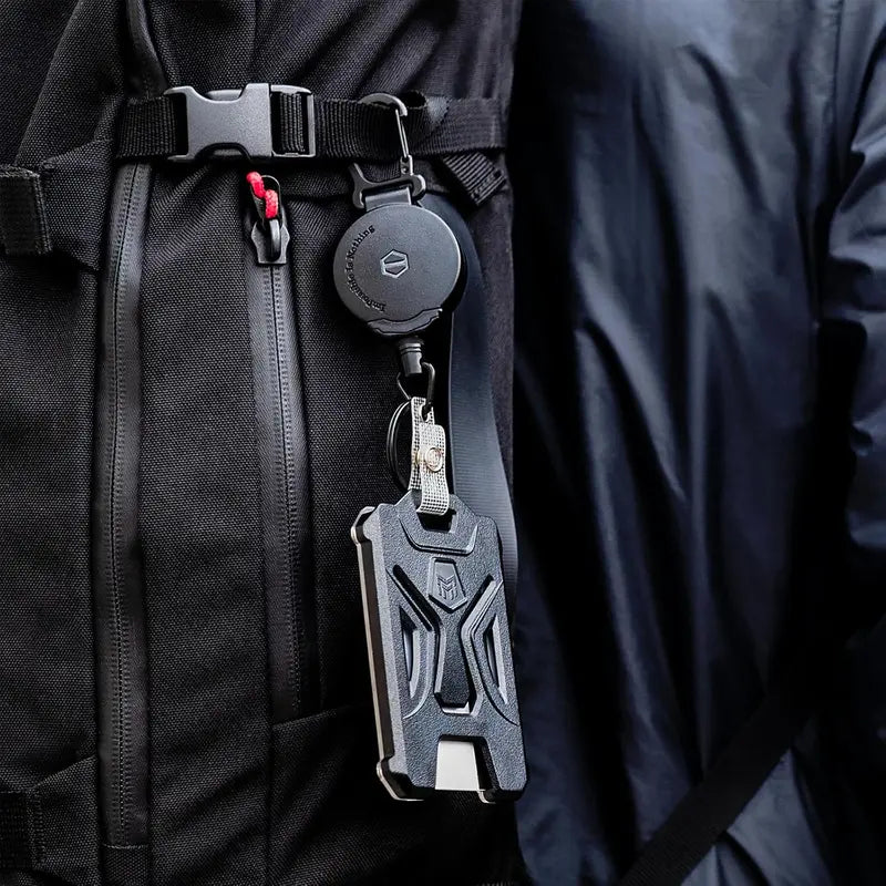 🔐 Heavy Duty Retractable Badge Holder & Tactical ID Clip Set