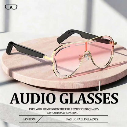 Smart Bluetooth 5.4 Audio Sunglasses – Open-Ear Wireless Music Glasses with UV Protection & Hands-Free Calling