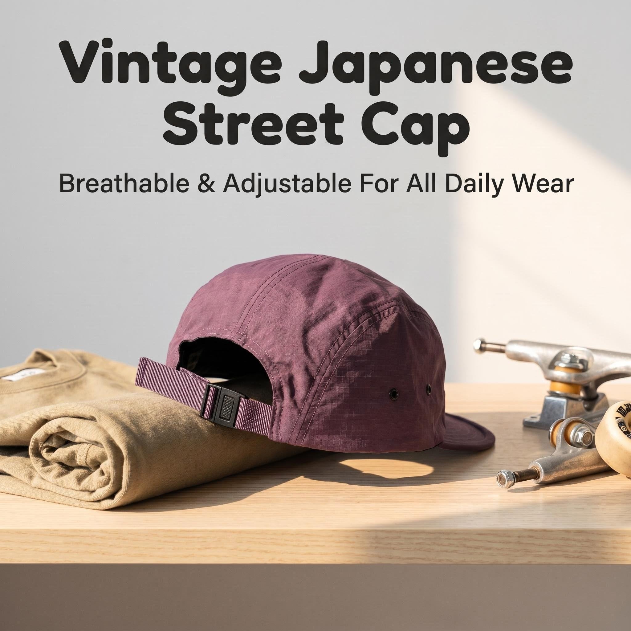 Vintage Japanese Street Style Men's Baseball Cap