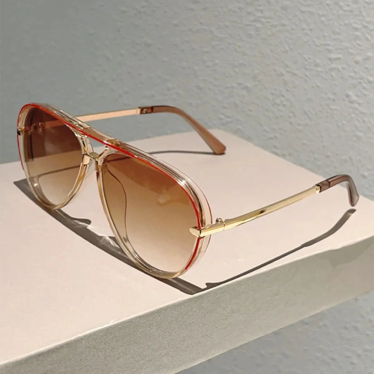 Retro Aviator Sunglasses | 2026 New Fashion Multi-Color Gradient Shades