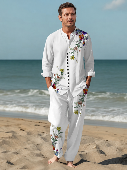 🌿 Ultimate Cotton-Linen 2-Piece Set: Breathe Easy, Dress Sharp