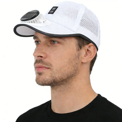 🧢2026 Pro Outdoor Cooling Hat: Dual-Power Fan Cap