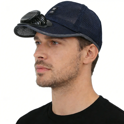 🧢2026 Pro Outdoor Cooling Hat: Dual-Power Fan Cap