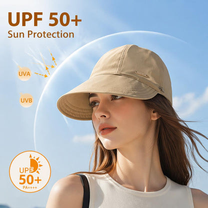 Women's Wide Brim Sun Visor Hat