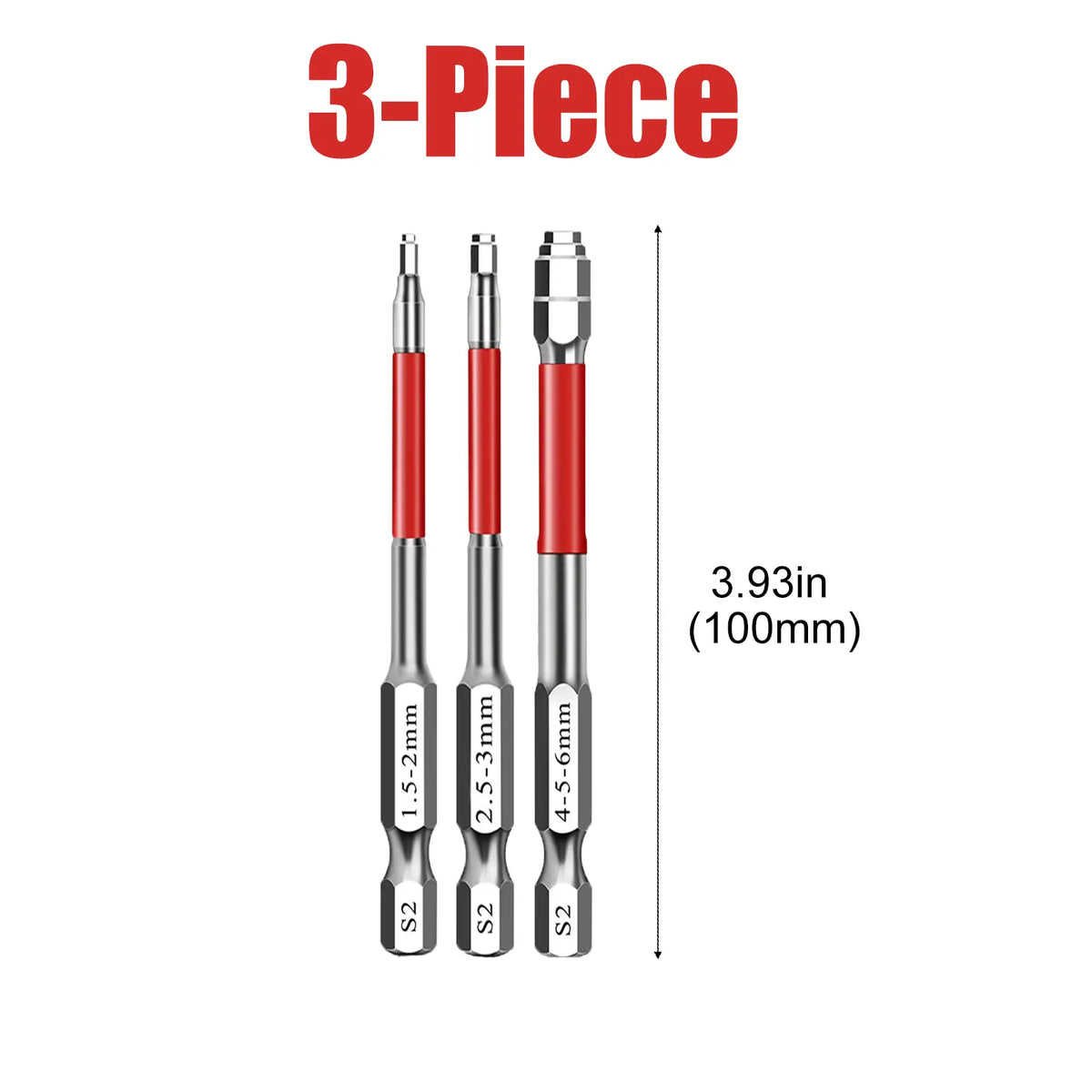 6-Piece Magnetic Hex Driver Bit Set