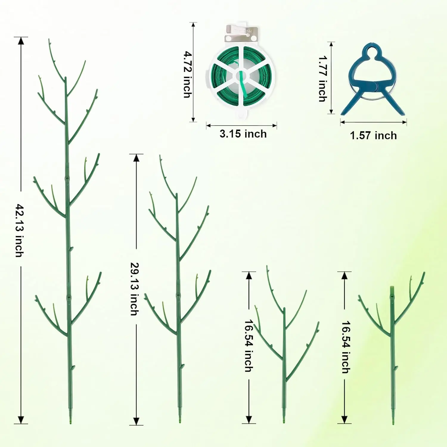 🌿6 Pack Stackable Monstera Plant Support
