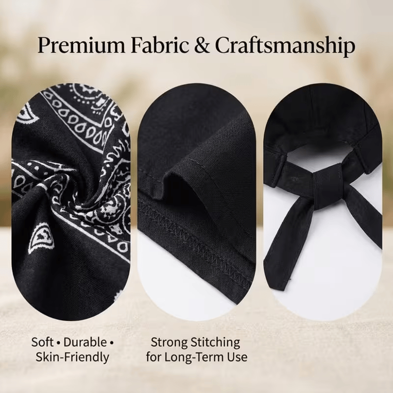 BUY 1 FREE 1 🏝️Paisley Cooling Headscarf Cap