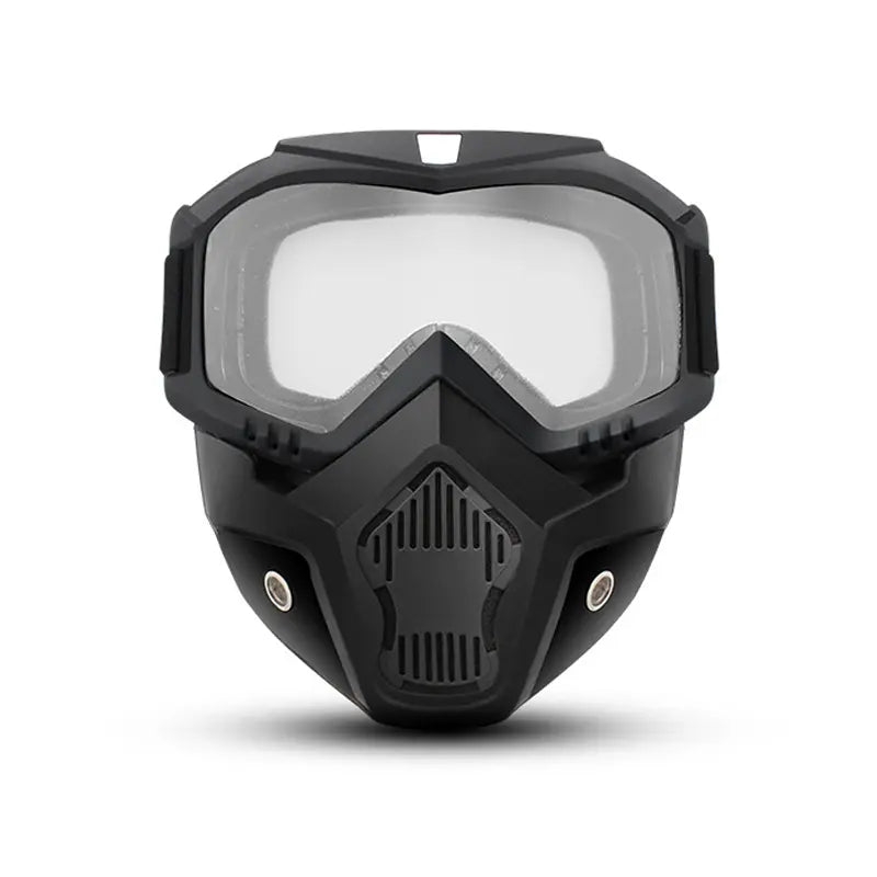 🥽 Full-Face Motorcycle & Outdoor Protective Goggles with Detachable Ski Mask – Anti-Fog HD Lens & Comfort Sponge Pad
