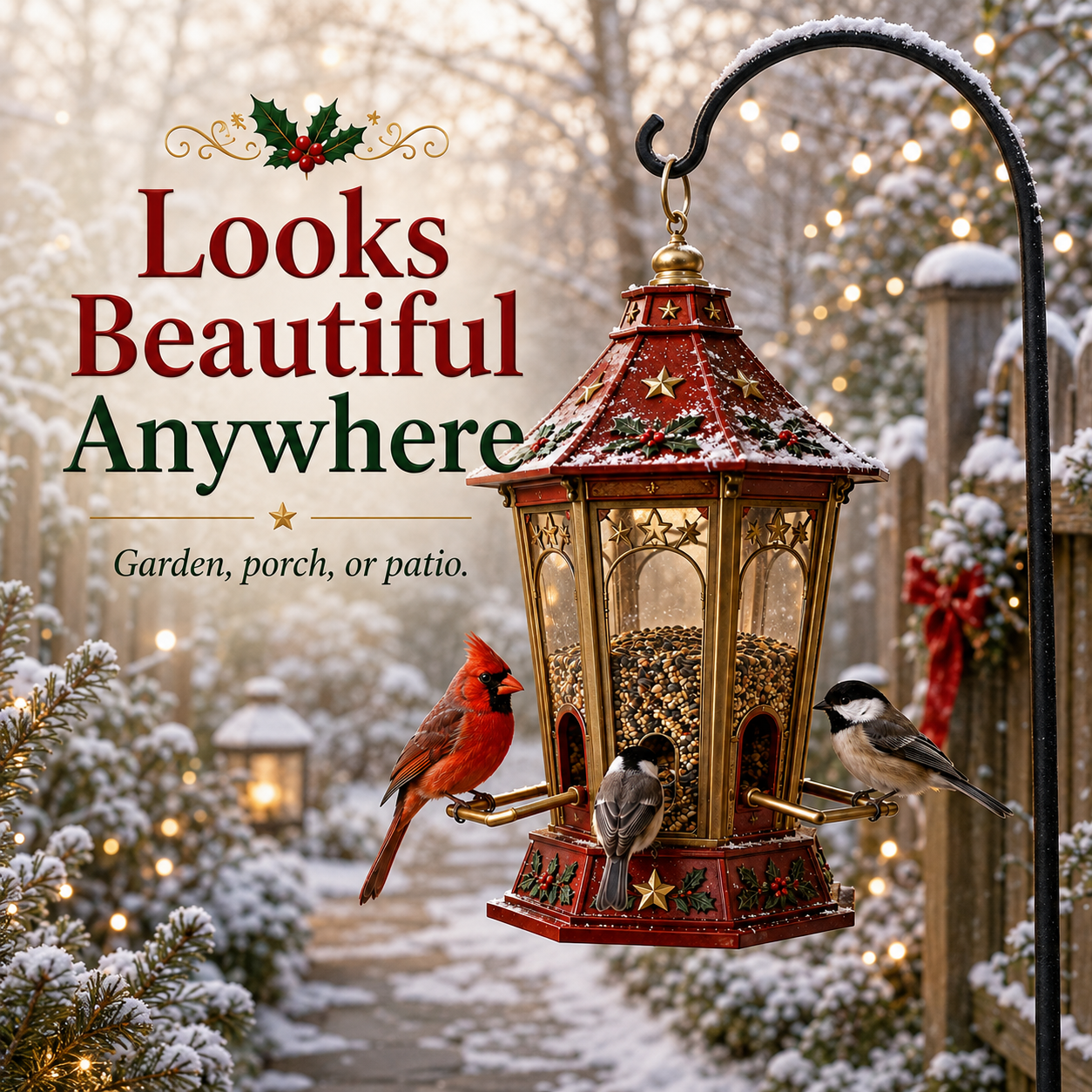 ⛄😍Christmas Bird Feeder Collection – Festive Hanging Garden Feeders for Wild Birds