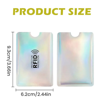 8 Counts RFID Blocking Sleeves Set – Credit Card & ID Protection Sleeves (Slim Anti-Theft Design)