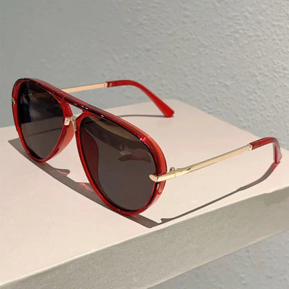 Retro Aviator Sunglasses | 2026 New Fashion Multi-Color Gradient Shades
