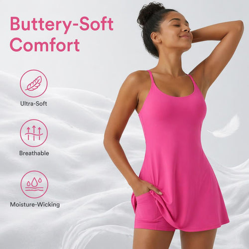 Soft Backless Active Dress