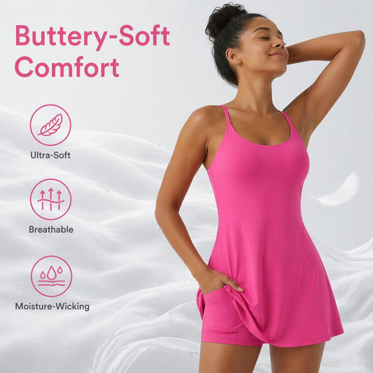 Soft Backless Active Dress