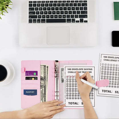 100 Envelopes Money Saving Challenge Binder – Save $5,050 in 100 Days!