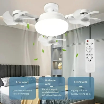 🔥10K+ SOLD LAST WEEK! - 🏆🚁 2026 New Plug-In Smart Ceiling Fan Light