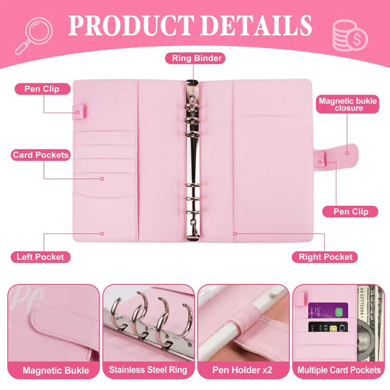 100 Envelopes Money Saving Challenge Binder – Save $5,050 in 100 Days!