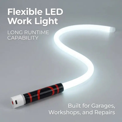 Bendable LED Flashlight Stick – 28" Flexible Rechargeable Work Light for Mechanics & Car Repair 🔦🚗