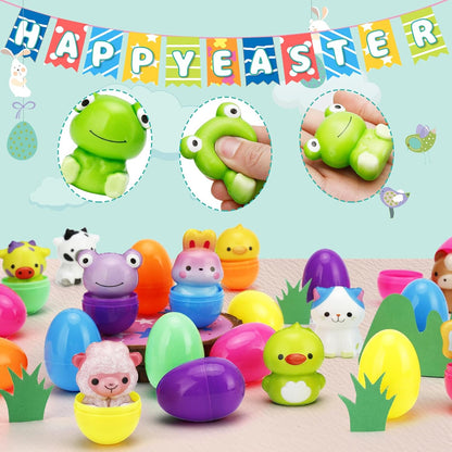 💥Hot-selling- Easter Eggs Prefilled Slow Rising Squishy Toys
