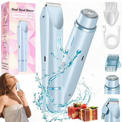 2-in-1 Electric Shaver & Trimmer for Women