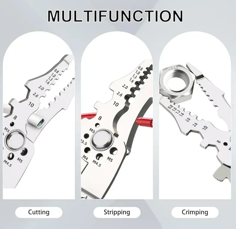 💯Universal Quick Lever Electrical Wire Connectors (24-12 AWG) Assortment (50/100Pcs) + Wire Stripper