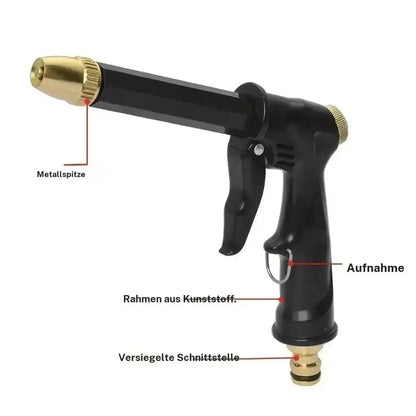 Portable High Pressure Water Sprayer – Adjustable Garden Hose Nozzle for Car Washing, Pet Cleaning, Gardening & Outdoor Cleaning