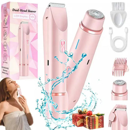 2-in-1 Electric Shaver & Trimmer for Women