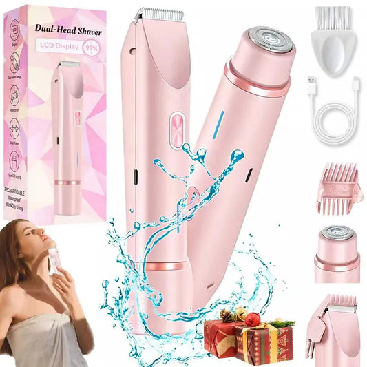 2-in-1 Electric Shaver & Trimmer for Women