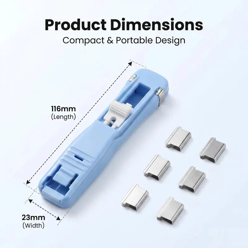 📎 Portable Reusable Paper Clip Dispenser Set