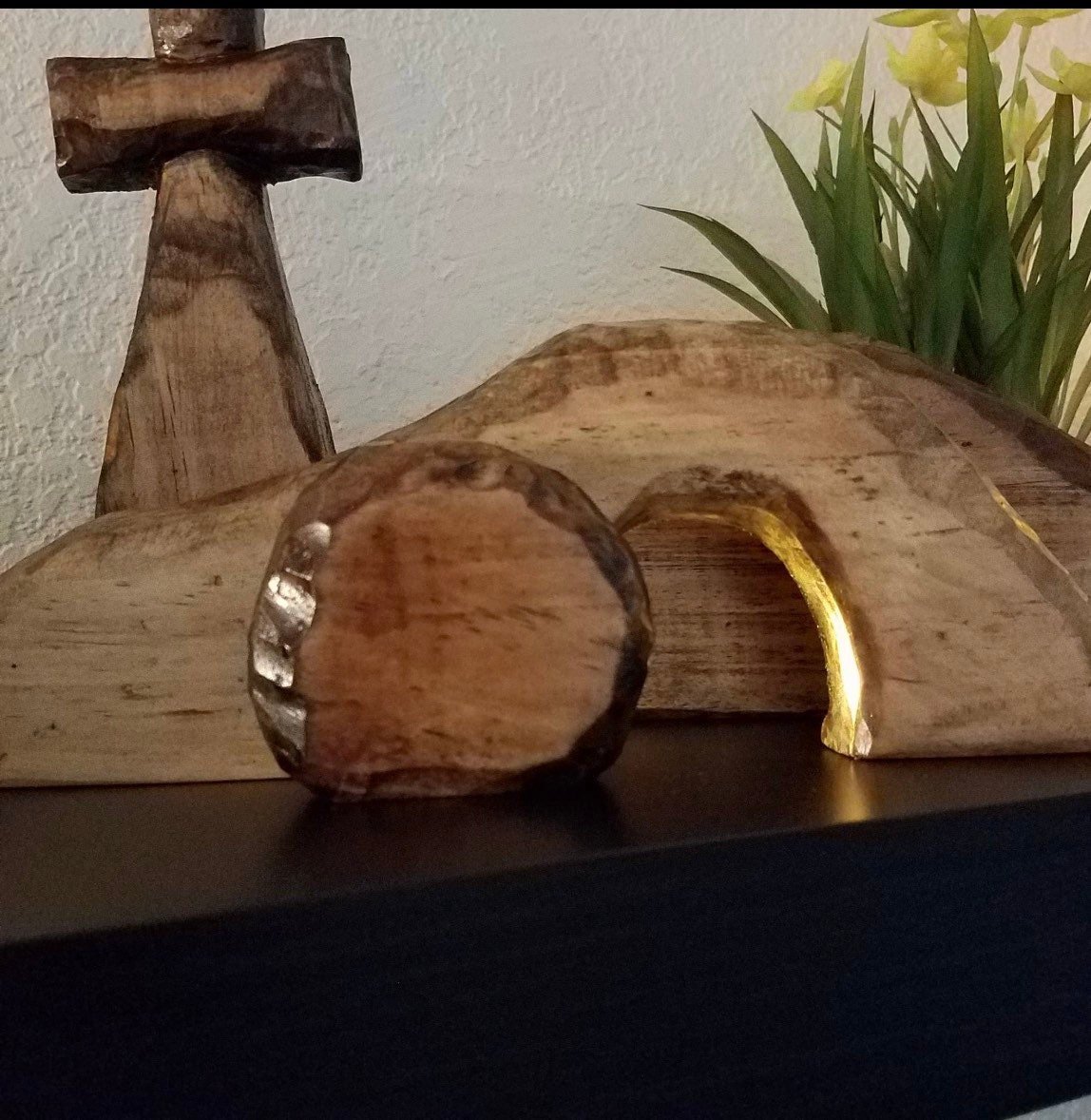 💕Spring Easter Hot Sale 49%OFF-Handmade Empty Tomb Easter Scene And Cross