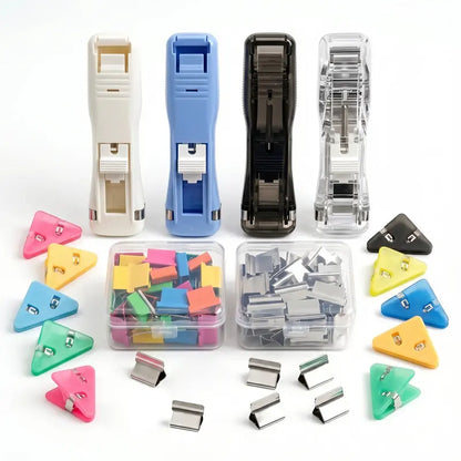 📎 Portable Reusable Paper Clip Dispenser Set
