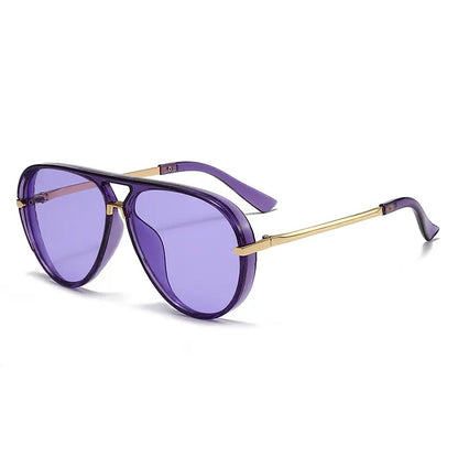 Retro Aviator Sunglasses | 2026 New Fashion Multi-Color Gradient Shades