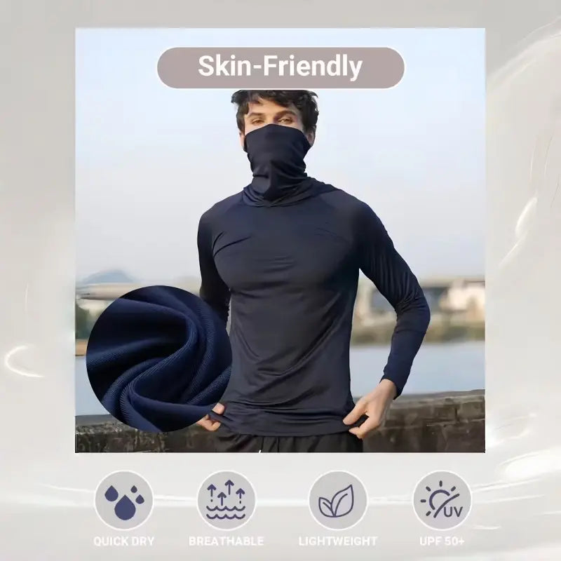 Men's Lightweight UPF Sun Protection Hoodie