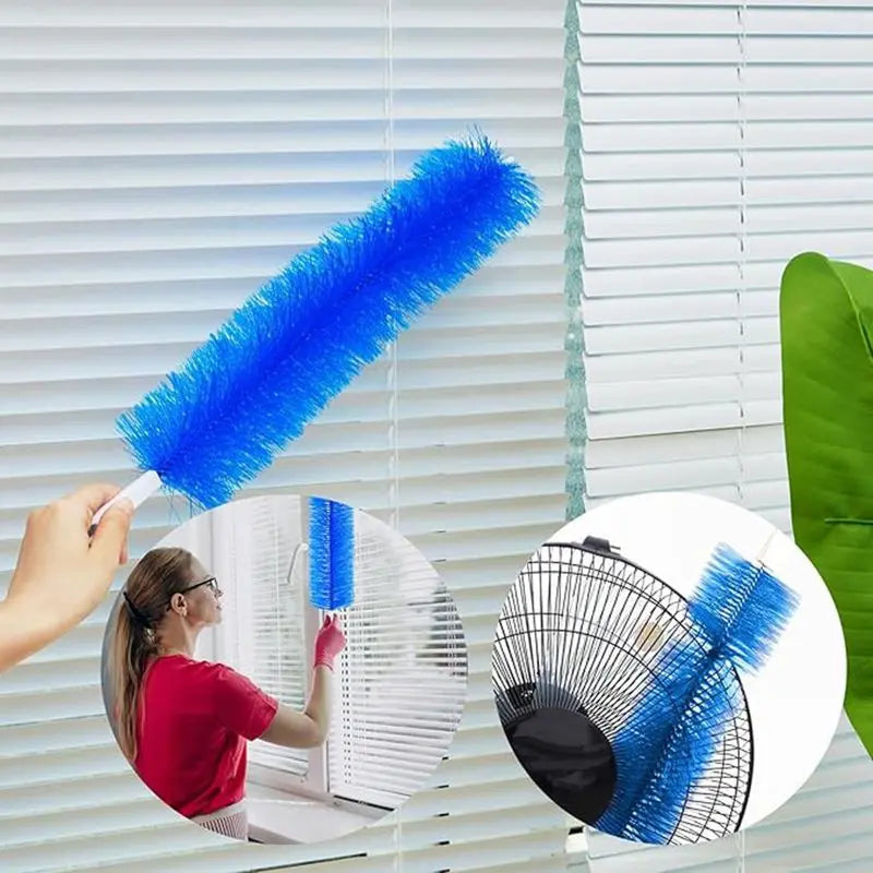 3-Pack Bendable Microfiber Dust Remover Brushes – Reusable Fan Cleaning Duster for Ceiling Fans, Air Vents, Curtains, Cars & Hard-to-Reach Spaces