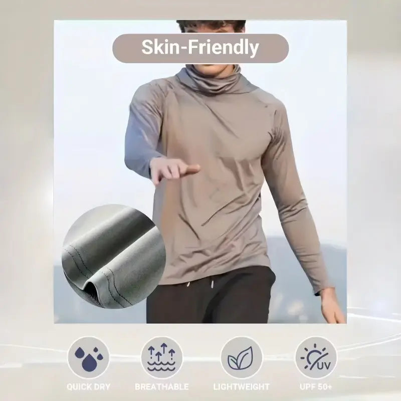 Men's Lightweight UPF Sun Protection Hoodie