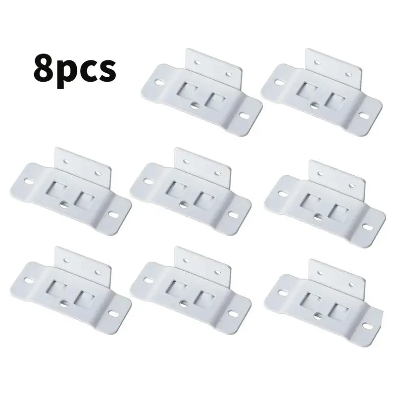 Heavy-Duty Stainless Steel Furniture Corner Bracket Set (8 Pack)