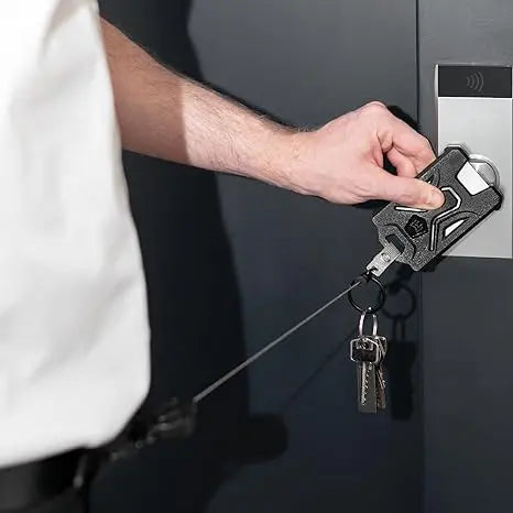 🔐 Heavy Duty Retractable Badge Holder & Tactical ID Clip Set