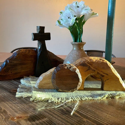 💕Spring Easter Hot Sale 49%OFF-Handmade Empty Tomb Easter Scene And Cross