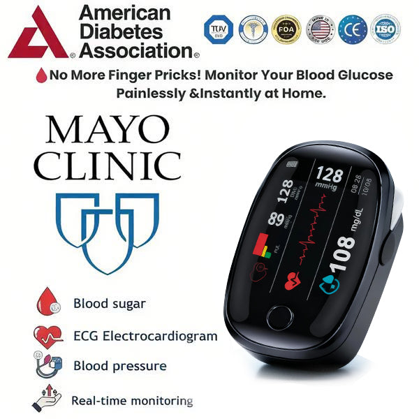 🔥Final 3 Hours: 70% OFF🏆New non-invasive multifunctional health monitor [99.9% Accuracy]✅TGA Approved