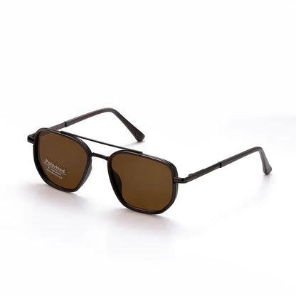Fashion Geometric Double-Beam Sunglasses