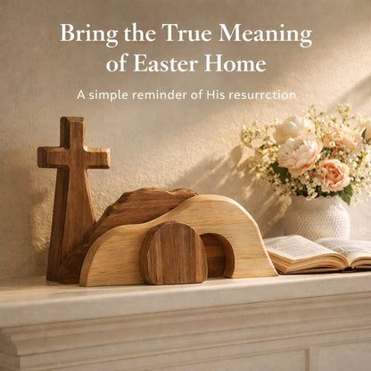 🔥🔥The Wooden Resurrection Cross & Empty Tomb That Reminds Your Family What Easter Is Really About