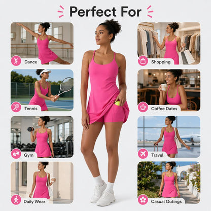 Soft Backless Active Dress