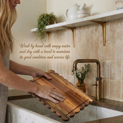 🎖️Handcrafted Acacia Square Shaped Cheese Charcuterie Set